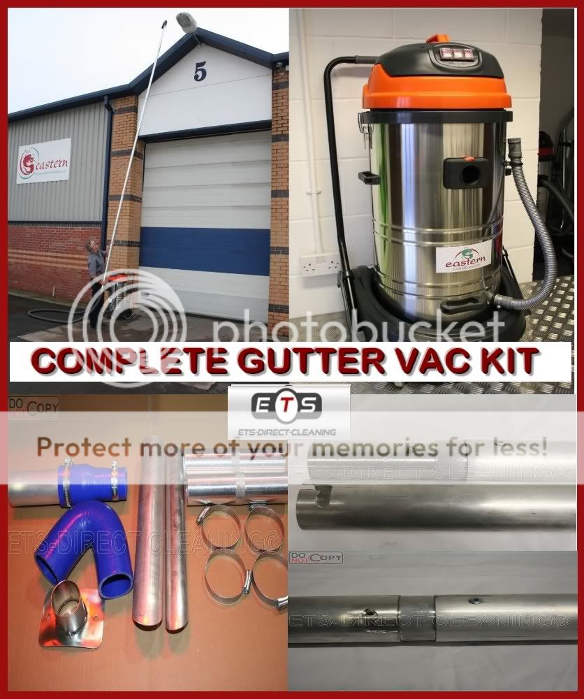 6 METRE ALLOY POLE GUTTER VAC CLEANING VACUUM COMPLETE KIT eBay
