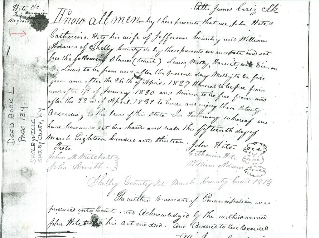 Slave Freedom Papers